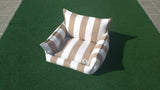 Cloudbed - Beige with White Stripes  #4