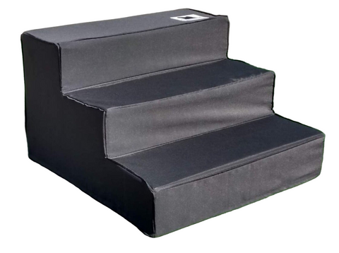 Pet Ladder L - Black with Black Trim