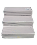 Pet Ladder L - Taupe with White Trim