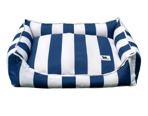 Premium Luxebed -  Navy and White Stripes
