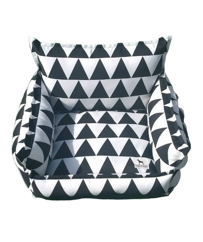 Cloudbed - White with Black Triangle #244