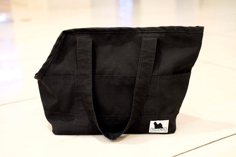 Travel Bag Black with Black Pockets