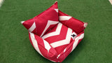 Cloudbed - Red and White Geo #575